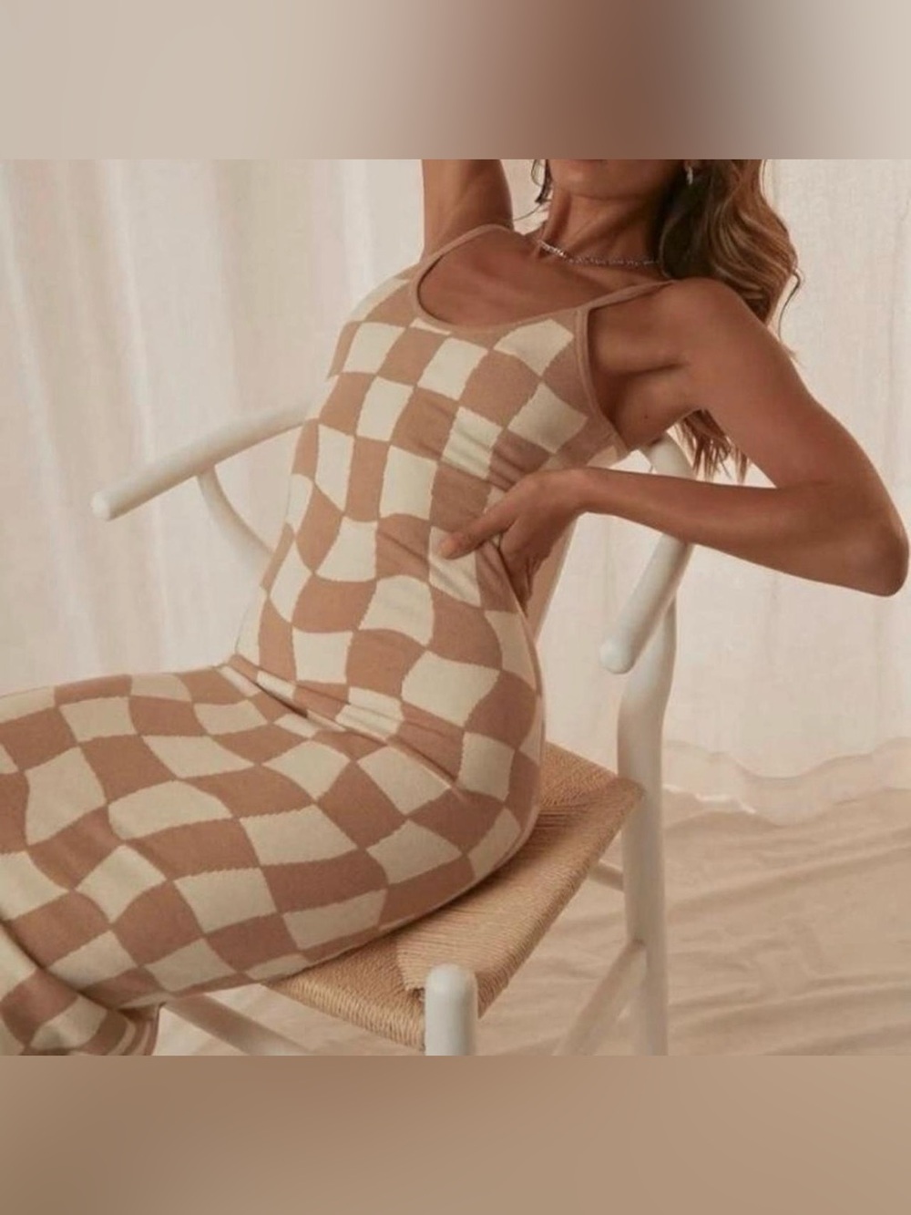 FREEBIES IN EVERY ORDER!!! 

NWOT 90s maxi checkered dress